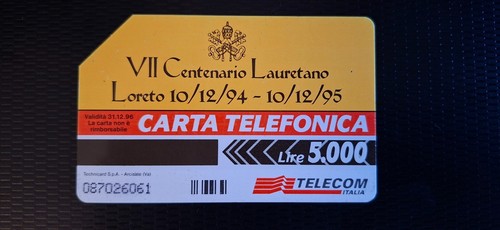 Scheda telefonica telecom - telefonica, 5000