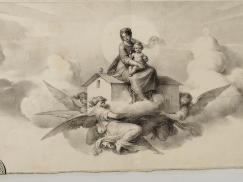 Vintage rara stampa - vintage, antica