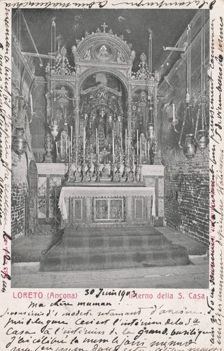 Loreto cartolina - (ancona),