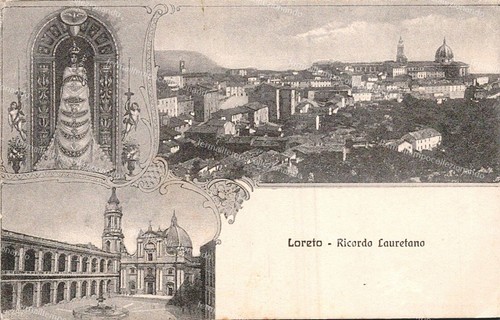 N823 cartolina loreto - n823, loreto,