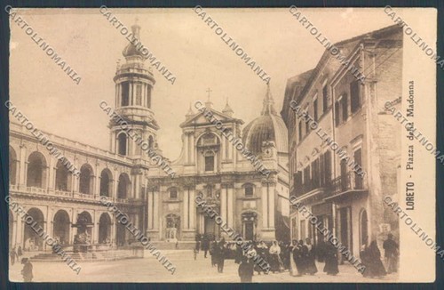 Ancona loreto abrasa cartolina - loreto,
