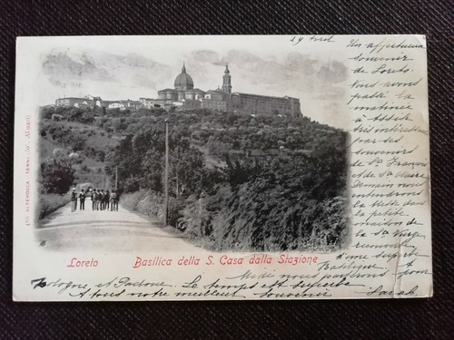 Cartolina loreto basilica - cartolina,
