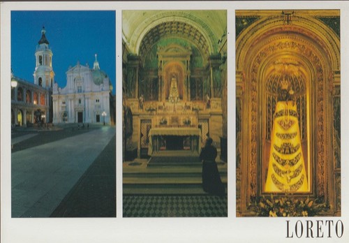 Cartolina non viaggiata loreto - non,