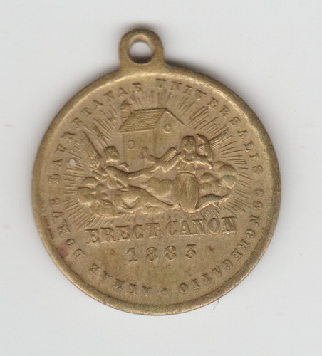 Loreto medaglia 1883 - medaglia, vergine
