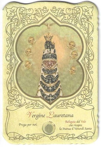 Madonna loreto reliquia - di,