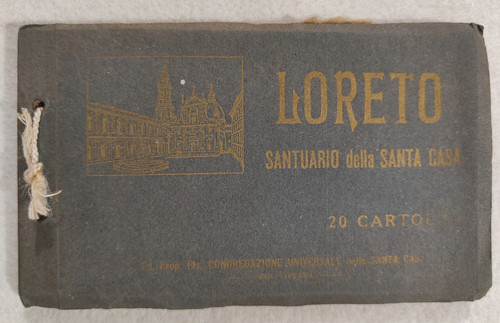Cartolina loreto ancona - loreto,