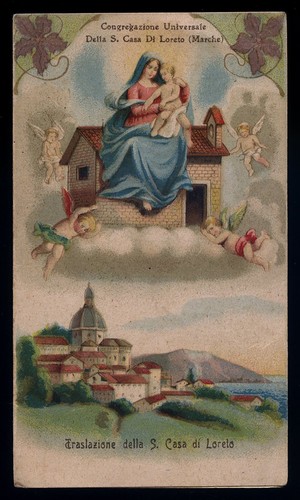 Santino holy card madonna - madonna, di