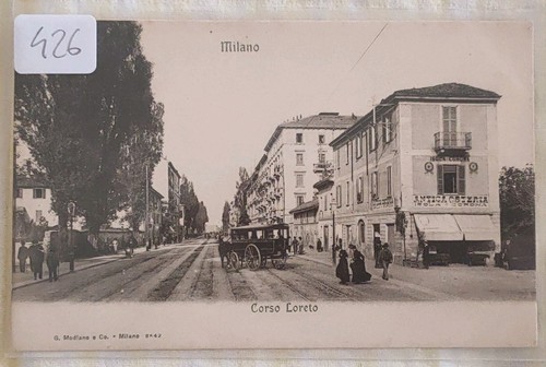 Cartolina milano corso loreto - cartolina,