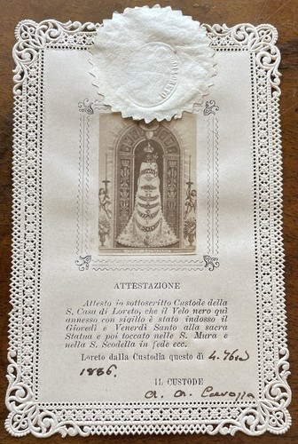 Santino madonna loreto con - loreto,