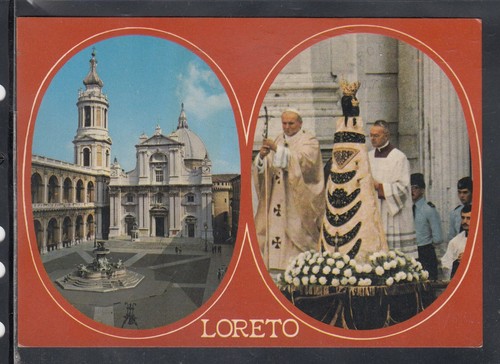 Cartolina loreto vedutine papa - vedutine,